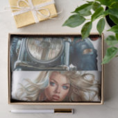 バイクもしくは自転車に乗る人バベ15 薄葉紙 (ギフト)