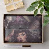 バイクもしくは自転車に乗る人バベ16 薄葉紙 (ギフト)