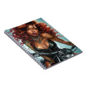 バイクもしくは自転車に乗る人バベ1 ノートブック (右側)