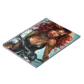 バイクもしくは自転車に乗る人バベ1 ノートブック (左側)