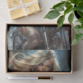 バイクもしくは自転車に乗る人バベ5 薄葉紙 (ギフト)