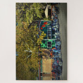 バイクもしくは自転車に乗る人バー ジグソーパズル (縦)