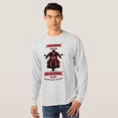 バイクもしくは自転車に乗る人パパは通常と同じ、多くを除クールく Tシャツ (正面フル)