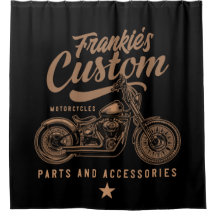 バイクもしくは自転車に乗る人パーソナライズされたカスタムボバーオートバイガレージ