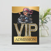 バイクもしくは自転車に乗る人パーティーVIP入場料 招待状 (スタンド正面)