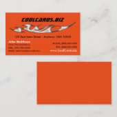 バイクもしくは自転車に乗る人ビジネスのための名刺 名刺 (正面/裏面)