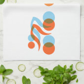 バイクもしくは自転車に乗る人フリーク キッチンタオル (折り畳み)