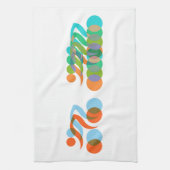 バイクもしくは自転車に乗る人フリーク キッチンタオル (縦)