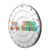 バイクもしくは自転車に乗る人フリーク ダーツボード (正面右)