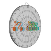 バイクもしくは自転車に乗る人フリーク ダーツボード (正面左)