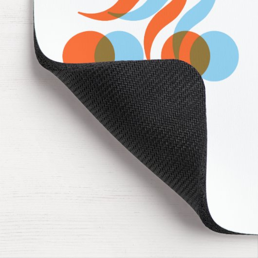 バイクもしくは自転車に乗る人フリーク マウスパッド (コーナー)