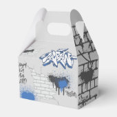 バイクもしくは自転車に乗る人ブルーバイク&グラフィティ フェイバーボックス (裏面サイド)