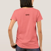 バイクもしくは自転車に乗る人ベギア Tシャツ (裏面)