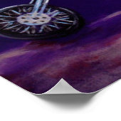 バイクもしくは自転車に乗る人ベポスター ポスター (角)