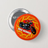 バイクもしくは自転車に乗る人ボタン 缶バッジ (正面&裏面)