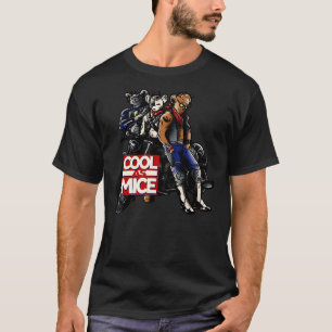 バイクもしくは自転車に乗る人マウス火星クラシック Tシャツ