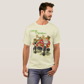 バイクもしくは自転車に乗る人マンガ/ババトーターズ/アラスカン Tシャツ (正面フル)