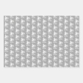 バイクもしくは自転車に乗る人モトクロスダートバイクもしくは自転車に乗る人マッドスプラッツパターン ラッピングペーパーシート (正面2)