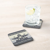 バイクもしくは自転車に乗る人ラリーPlastic Coasters、6のセット、バイク コースター (右側)