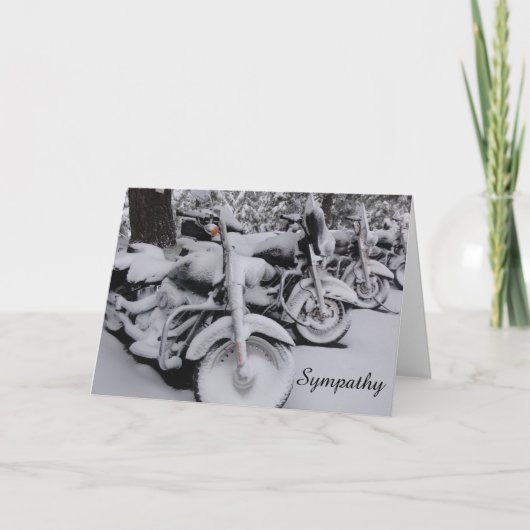 バイクもしくは自転車に乗る人向けSNOW COMPANITY CARDのバイク カード (正面)