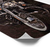 バイクもしくは自転車に乗る人強 ポスター (角)