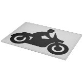 バイクもしくは自転車に乗る人男 カッティングボード (角)