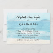 バイクもしくは自転車に乗る人結婚式招待状 招待状 (裏面)