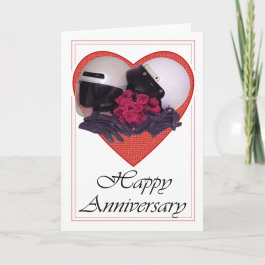 バイクもしくは自転車に乗る人記念日カード カード (正面)