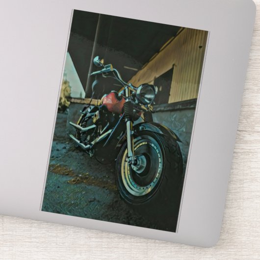 バイクもしくは自転車に乗る人贈与 シール (詳細)