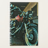 バイクもしくは自転車に乗る人贈与 プランナー手帳 (正面)