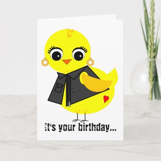 バイクもしくは自転車に乗る人 カード (正面)