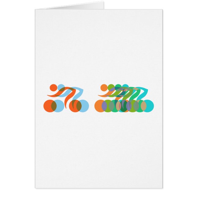 バイクもしくは自転車に乗る人、サイクラーフリークス (正面)