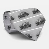 バイクもしくは自転車に乗る人 ネクタイ (ロール)