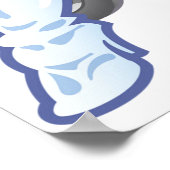 バイクもしくは自転車に乗る人 ポスター (角)