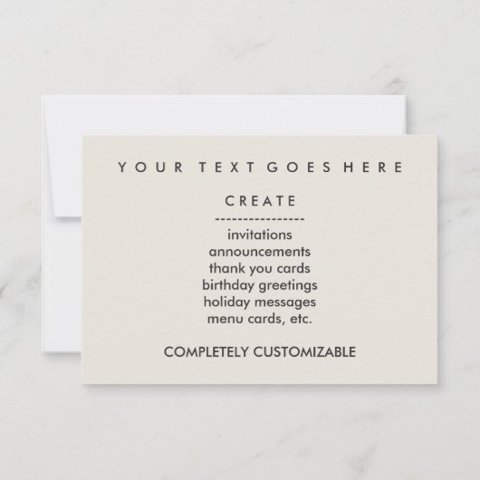 バイクもしくは自転車に乗る人 招待状 (裏面)