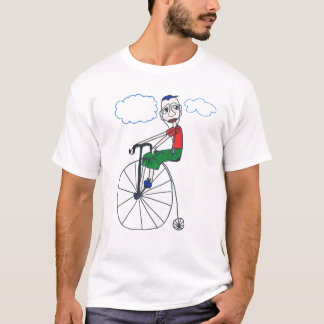 バイクもしくは自転車に乗る人 Tシャツ