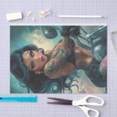 バイクもしくは自転車に乗る人Babe12第3版 薄葉紙 (クラフト)