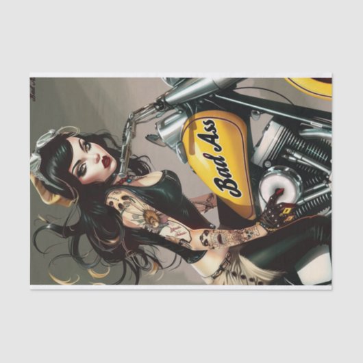 バイクもしくは自転車に乗る人Babe2 Bad to the Bone Edition 薄葉紙 (正面)