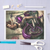 バイクもしくは自転車に乗る人Babe4 Bad to the Bone Edition 薄葉紙 (クラフト)