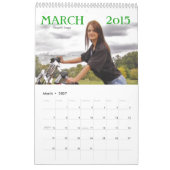 バイクもしくは自転車に乗る人Babe 2015カレンダー カレンダー (3月 2027)