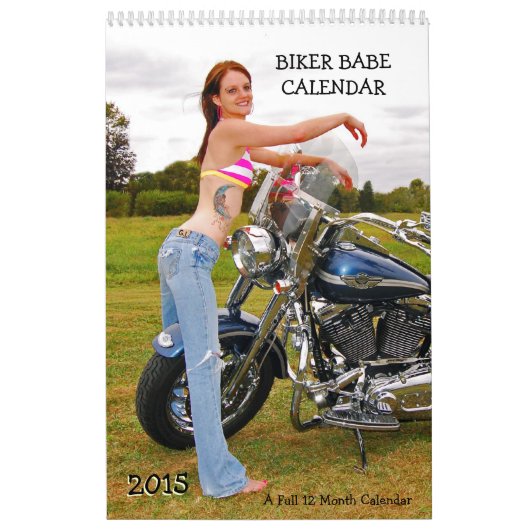 バイクもしくは自転車に乗る人Babe 2015カレンダー カレンダー (カバー)