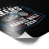 バイクもしくは自転車に乗る人Harris Walz 2024 Harris Waltz 2024 フォトプリント (角)