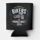 バイクもしくは自転車に乗る人Harris Walz 2024 Harris Waltz 2024 缶クーラー (正面)