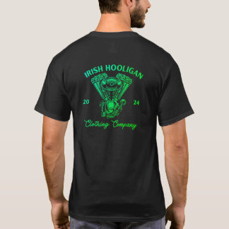 バイクもしくは自転車に乗る人Tシャツアイリッシュフーリガン Tシャツ
