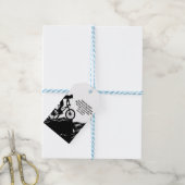 バイクやる気を起こさせるスポインスパイアートユーカスタム ギフトタグ (より糸付き)