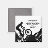 バイクやる気を起こさせるスポインスパイアートユーカスタム マグネット (正面/裏面)