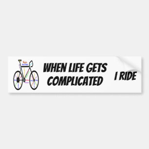 バイクやる気を起こさせる、自転車、サイクリング引用文 バンパーステッカー