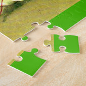 バイクやバイクで猫を飼う ジグソーパズル (側面)