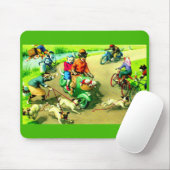 バイクやバイクで猫を飼う マウスパッド (マウス)