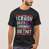 バイクを打つ Tシャツ (正面)